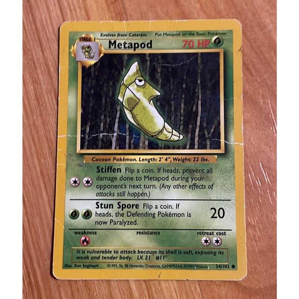Metapod Pokémon Card